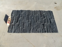 Natural Black Quartzite Tile Cultured Stone