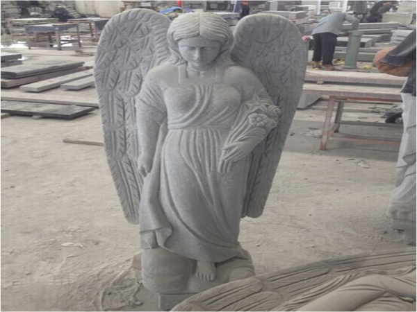 الوصي الملاك حديقة الجرانيت التماثيل للقبور