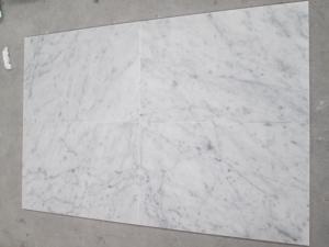 Bianco Carrara White Marble درب بلاط الرصيف