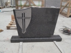 New G654 Cross Carving Gravestone Funeral Headstones