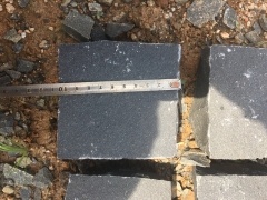 China Black Basalt Cube Stone