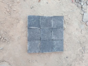 تشانجيانغ البازلت الأسود تقسيم الحجر الطبيعي مكعب