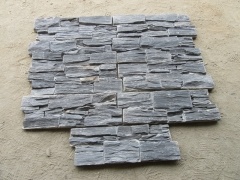 Natural Culture Black Cement Stone For Wall Cladding