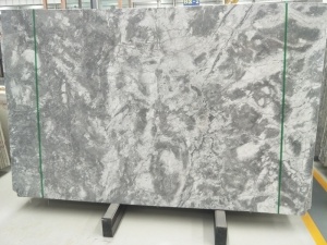 Silver Statuario Armani Calacatta Grey Marble Slab