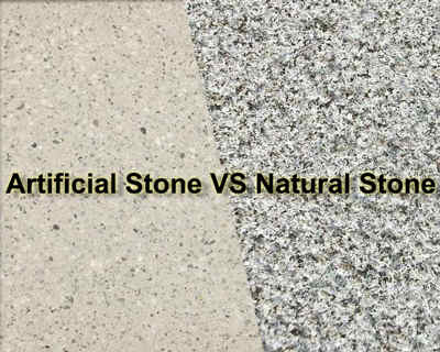 ما الفرق بين الحجر الطبيعي والحجر الصناعي؟